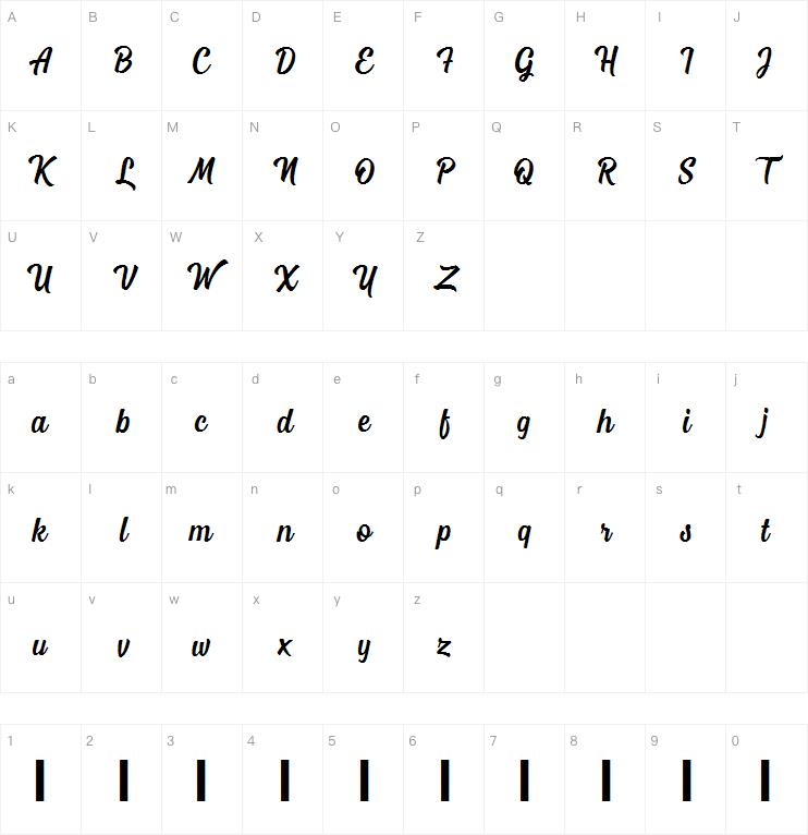 Mostley Script字体