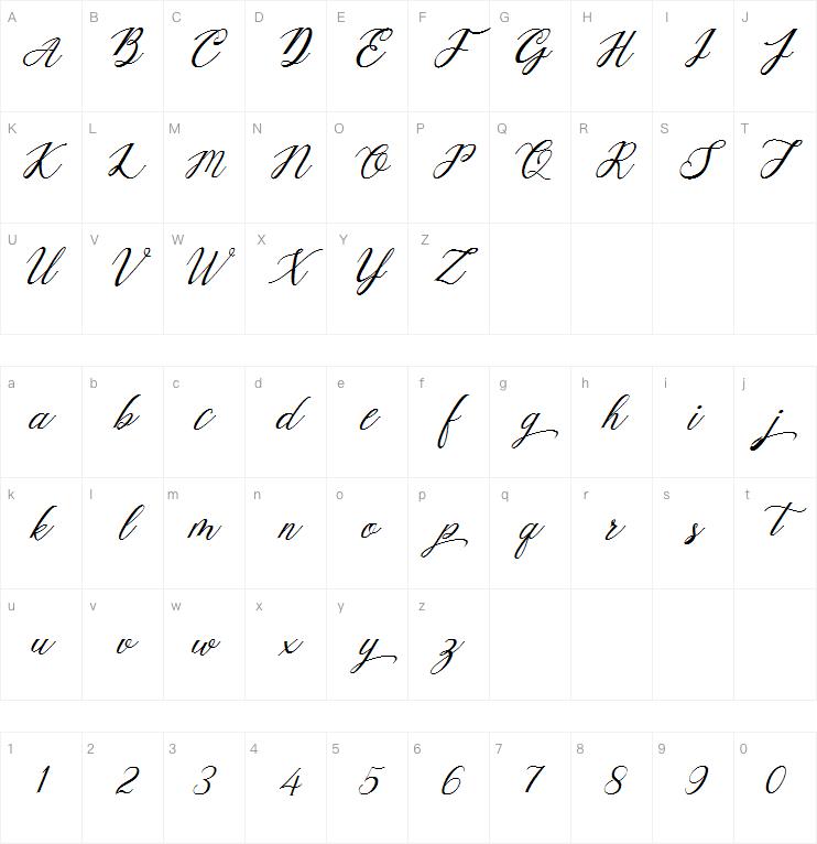 Mottingham Elegant Calligraphy字体