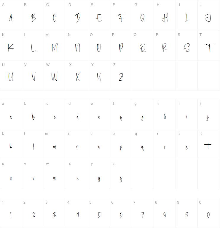 Mountain Moonlight字体