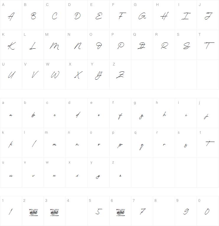 Mountain Signature字体