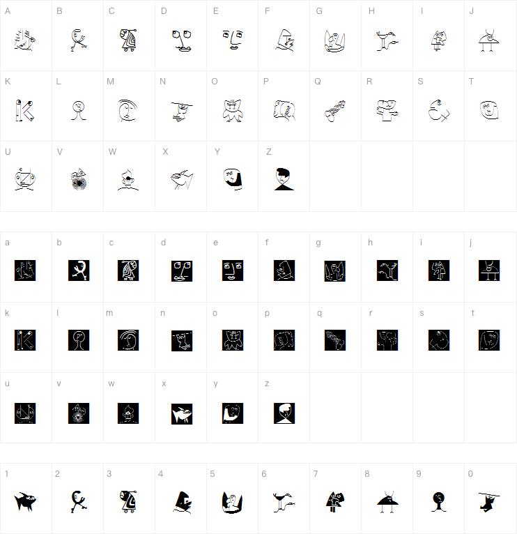 MouseBits字体