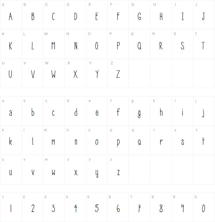 MRF Fields of Wildflowers字体