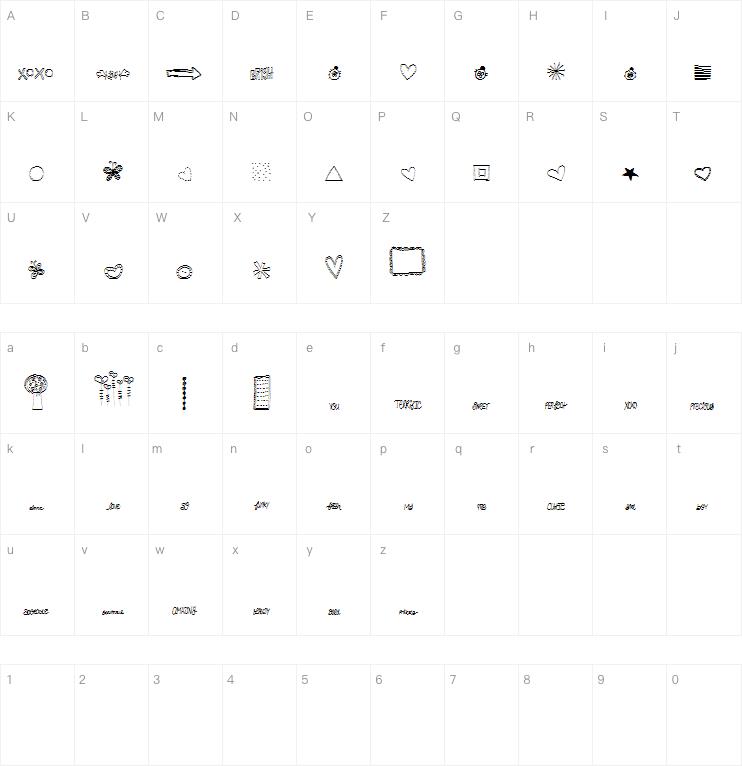 MTF Doodlewhats字体