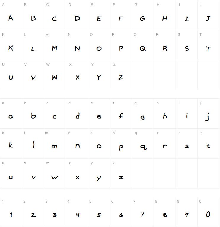 MTF Tamaras Husband字体