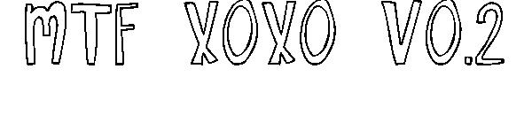 MTF XOXO Vo.2字体