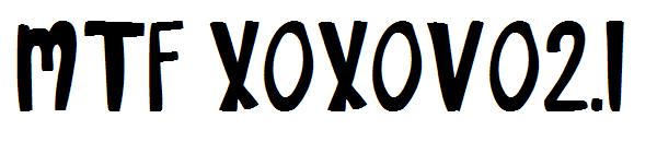 MTF XOXOvo2.1字体