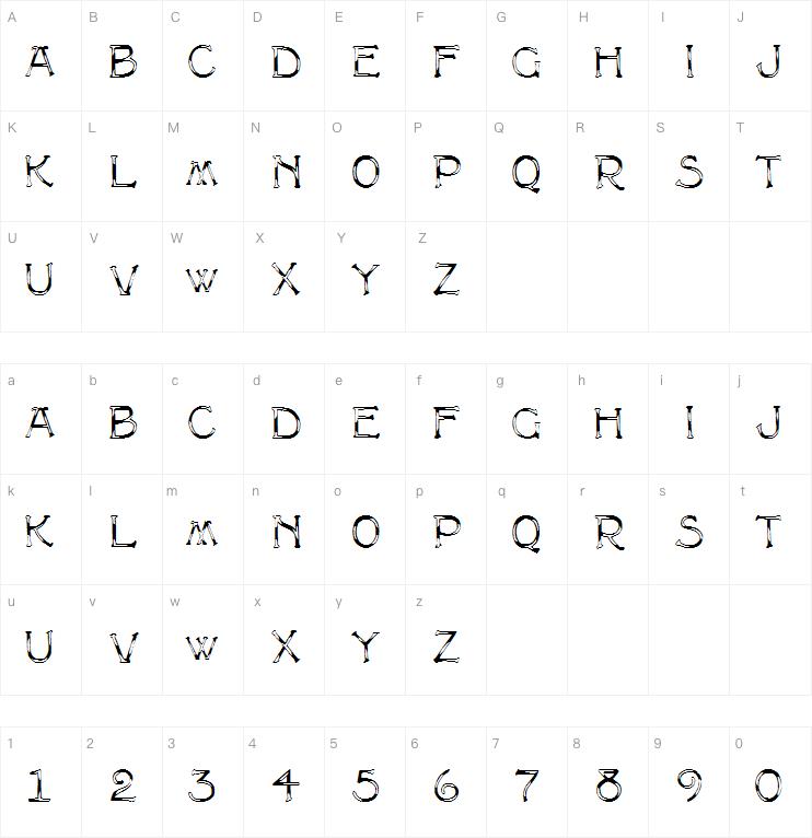 Multiform Caps字体