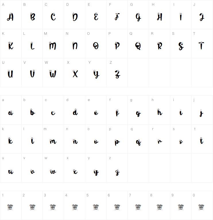 Musim Semi Segar字体