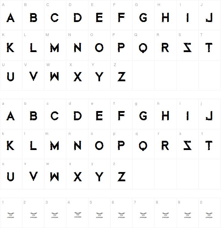 Mustafar Reloaded字体