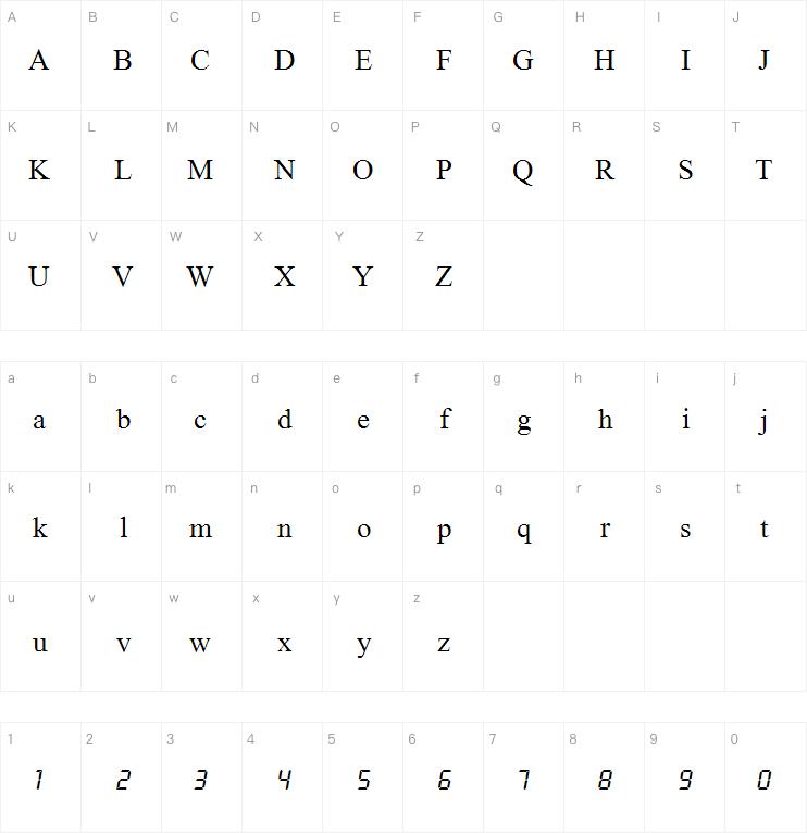 MV NAADHu DIGITAL字体