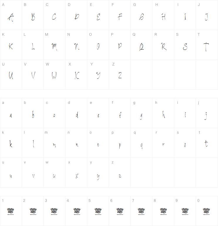 My Beautiful Story字体