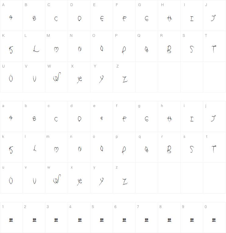 my dark halloween字体