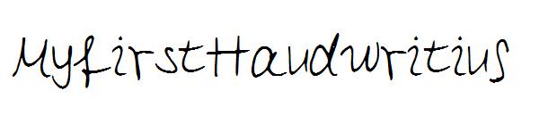 MyfirstHandwriting字体