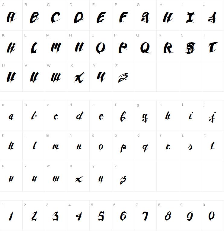 Anpad Script字体
