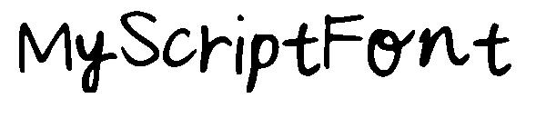 MyScriptFont