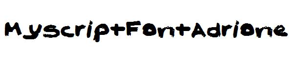 MyScriptFontAdrione