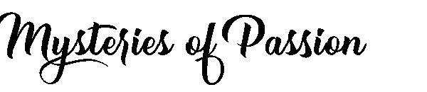 Mysteries of Passion字体