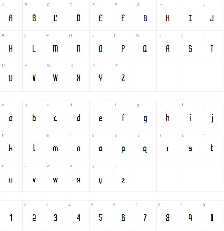 Mysterious 101字体