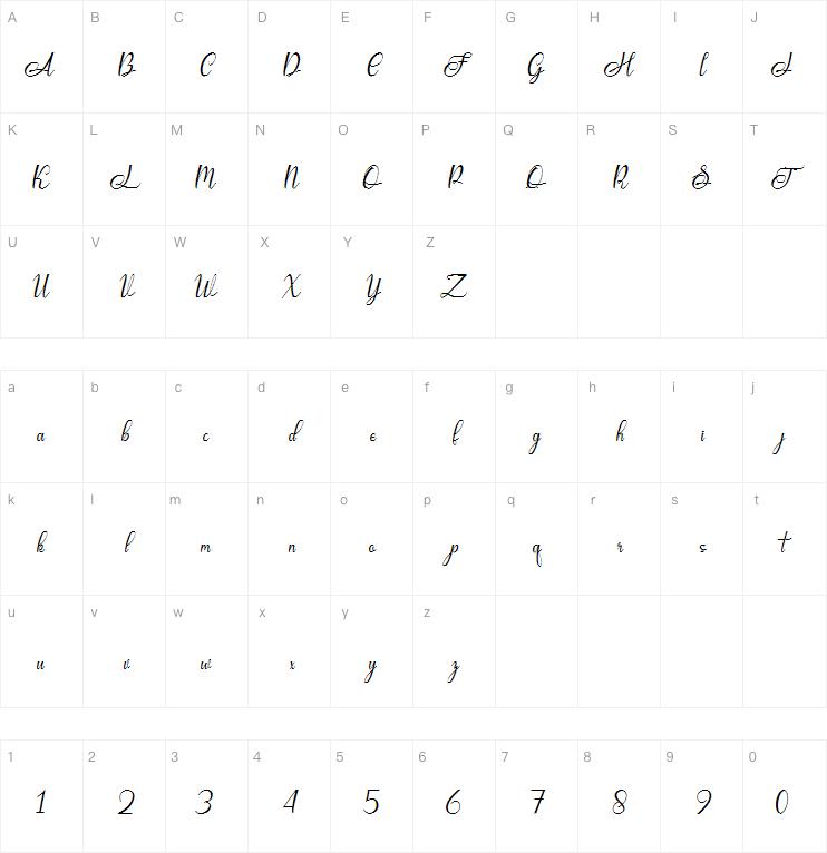 My Sunshine字体