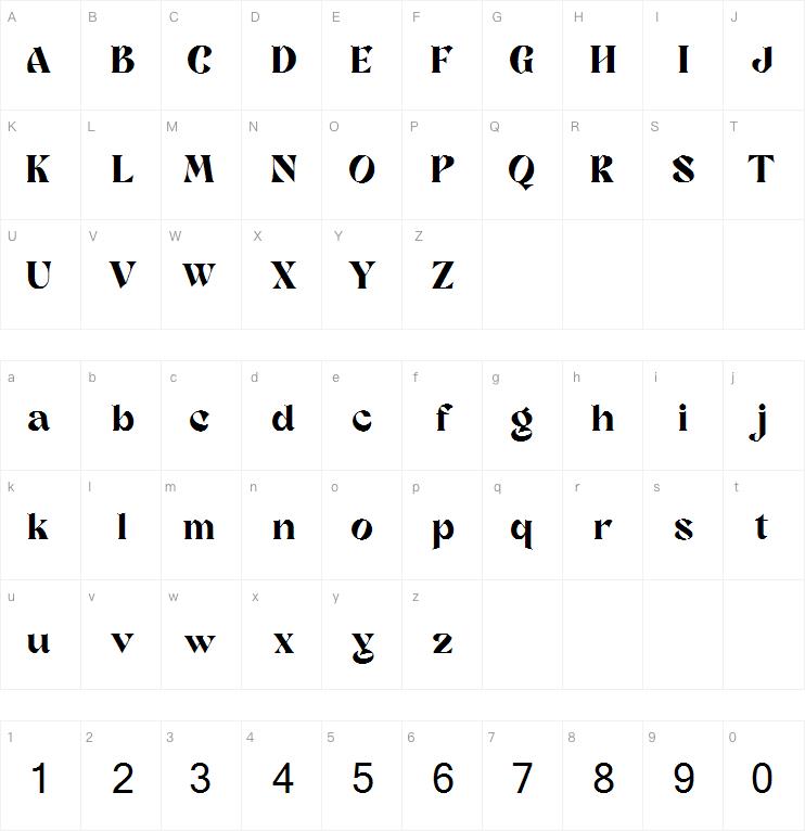 Nambya字体