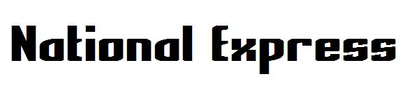 National Express字体