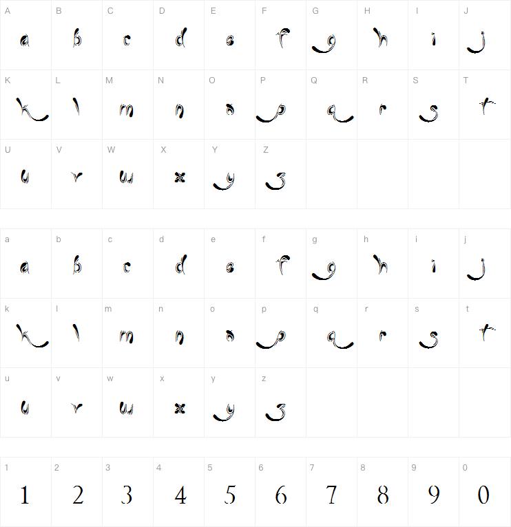 Naughty Nights字体