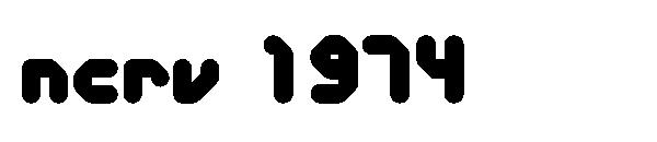 NCRV 1974字体