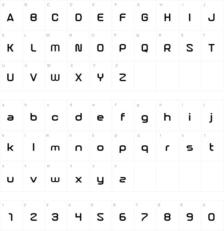 Nebulous Content字体