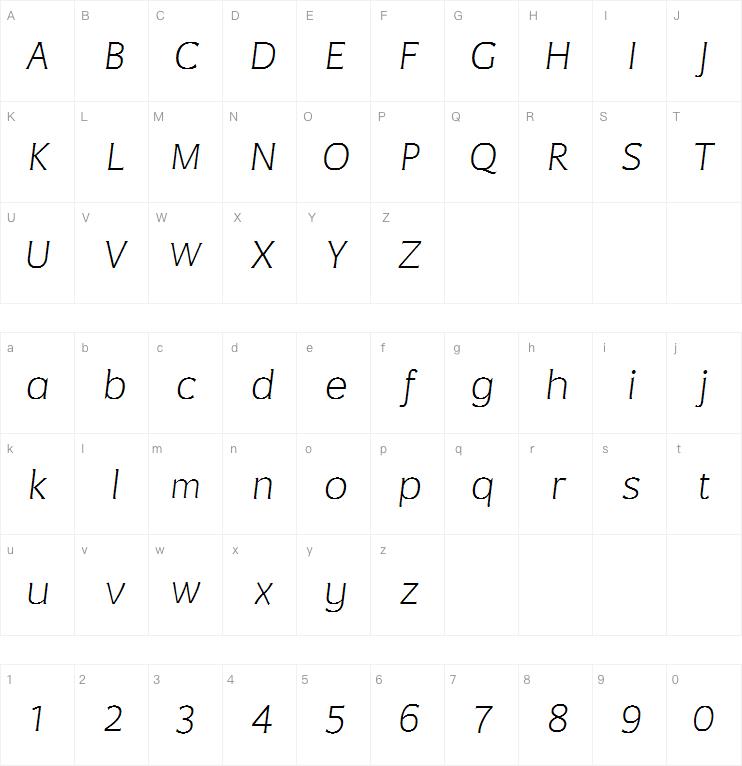 Negara Serif字体