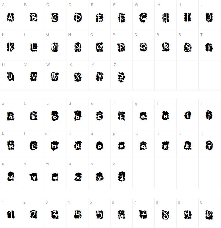 Negative_Frequences Calligraphr字体