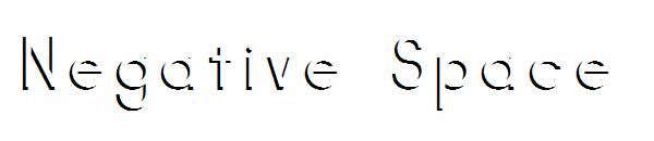 Negative Space字体