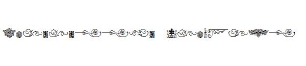Neoclassic Fleurons字体
