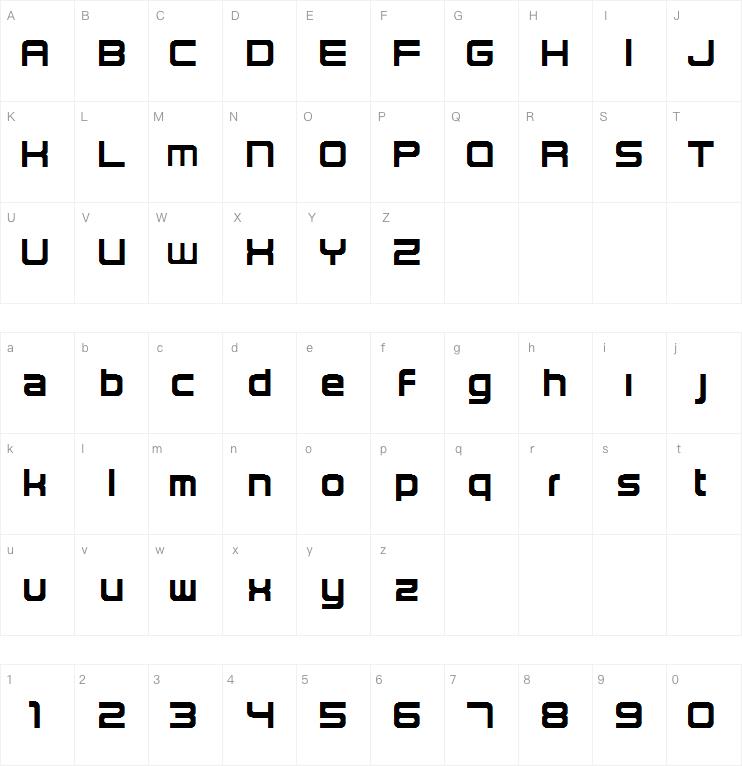 NES Lowercase字体