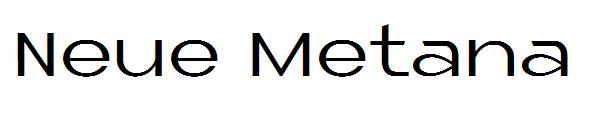 Neue Metana字体