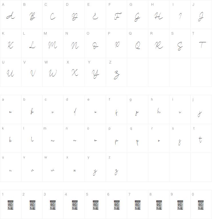 New York Signature字体