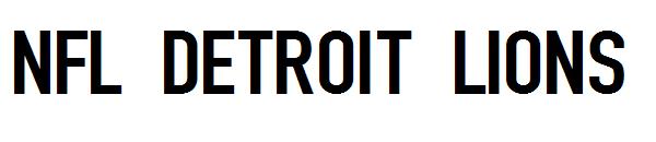 NFL Detroit Lions字体