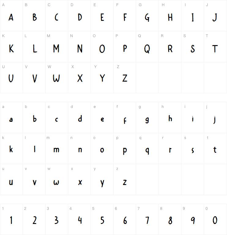 Nice Chalk字体