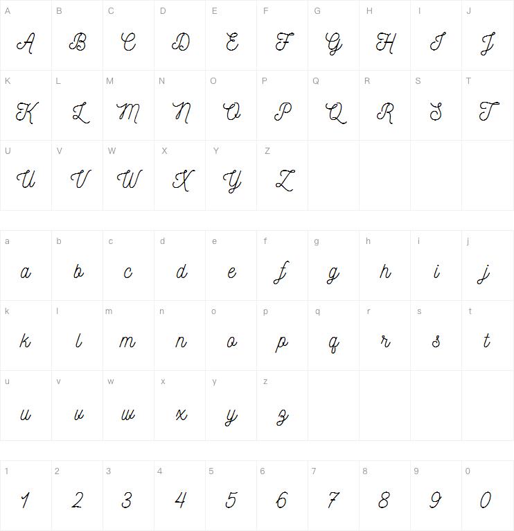 Nickainley字体