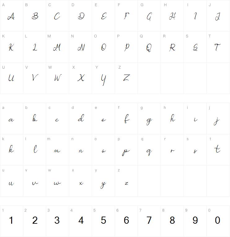 Nicollia字体