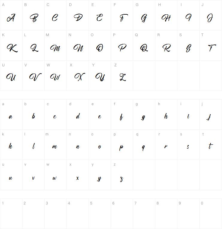 Nightfall字体