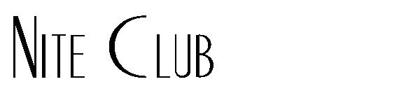 Nite Club字体