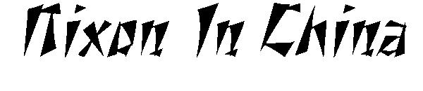 Nixon In China字体