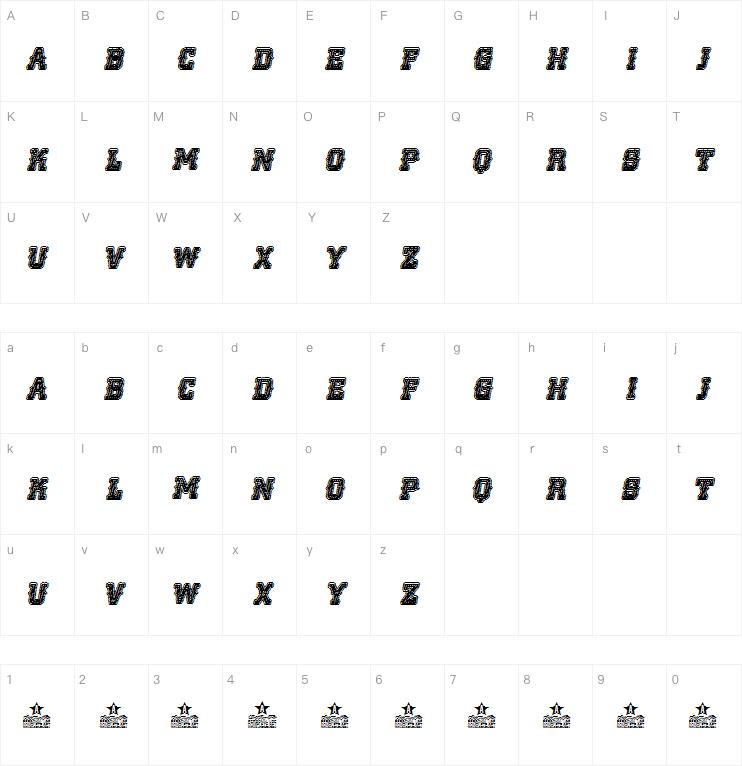 NOCLASS ITALIC字体