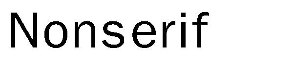 Nonserif