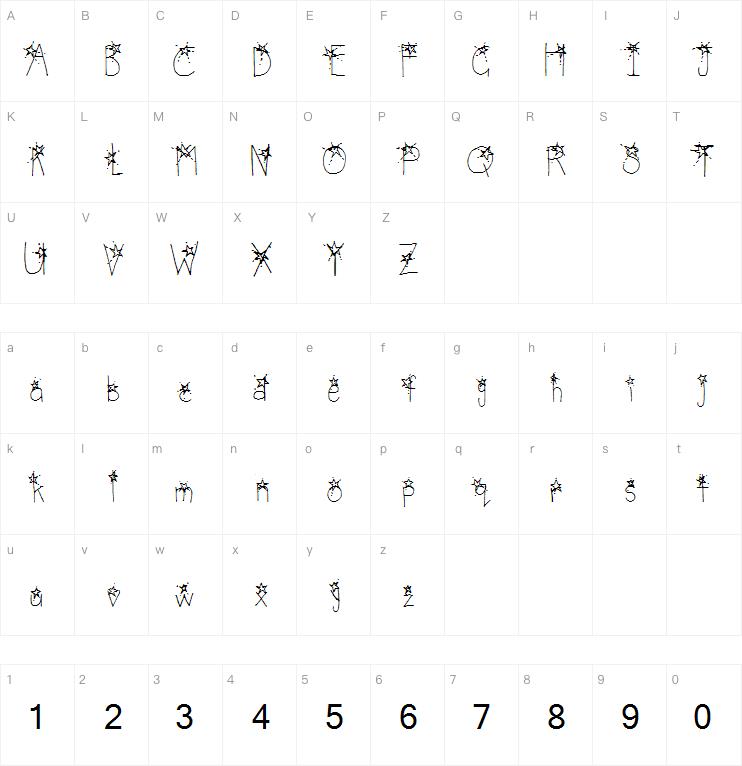 Northern Stars _ Spaced字体