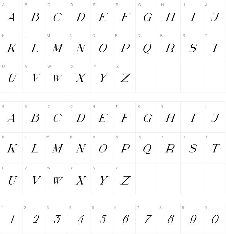 Northwest Signature字体