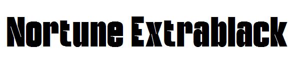 Nortune Extrablack字体
