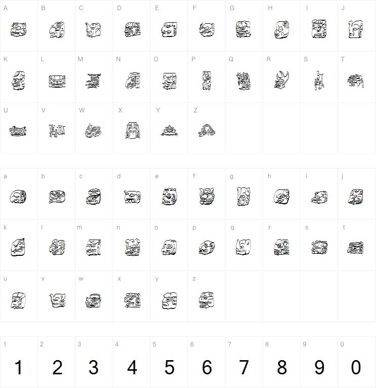 New Mayan字体