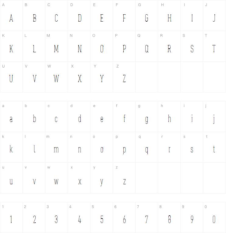 Oaxaqueña Tall字体