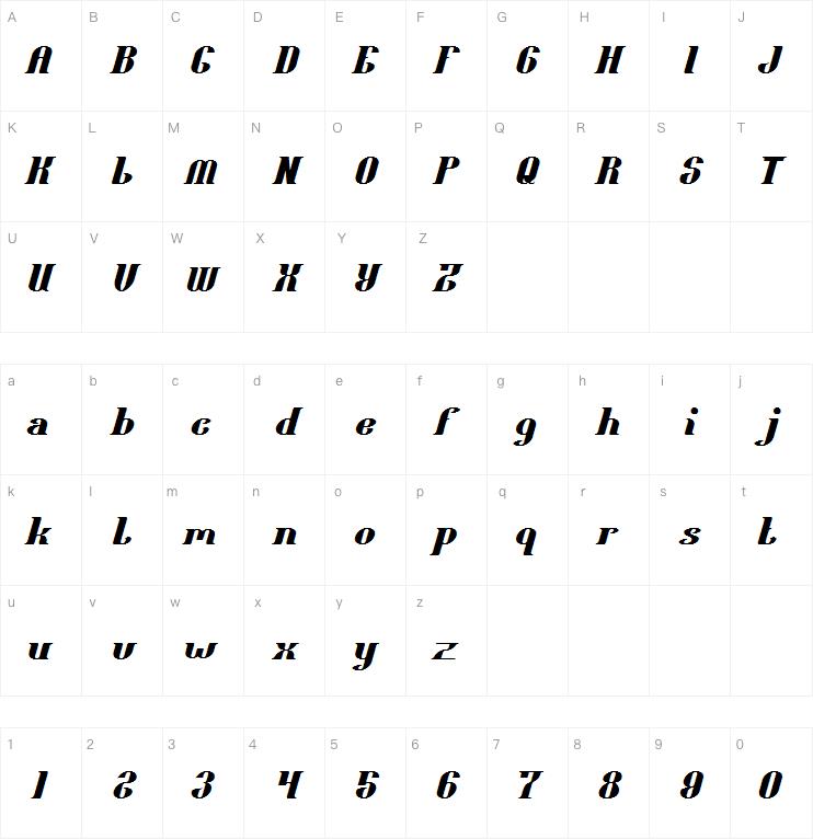 oceanography字体